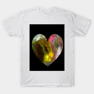 Rainbow Crystal heart T-Shirt